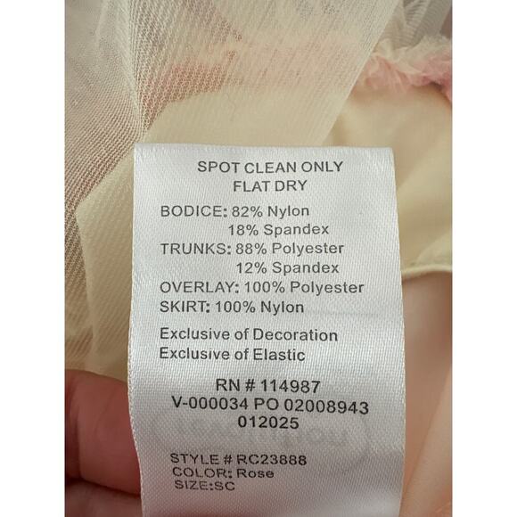 Revolution Dancewear Meadow Garden Ballet Costume Tutu Dress Pink Floral - Picture 10 of 10